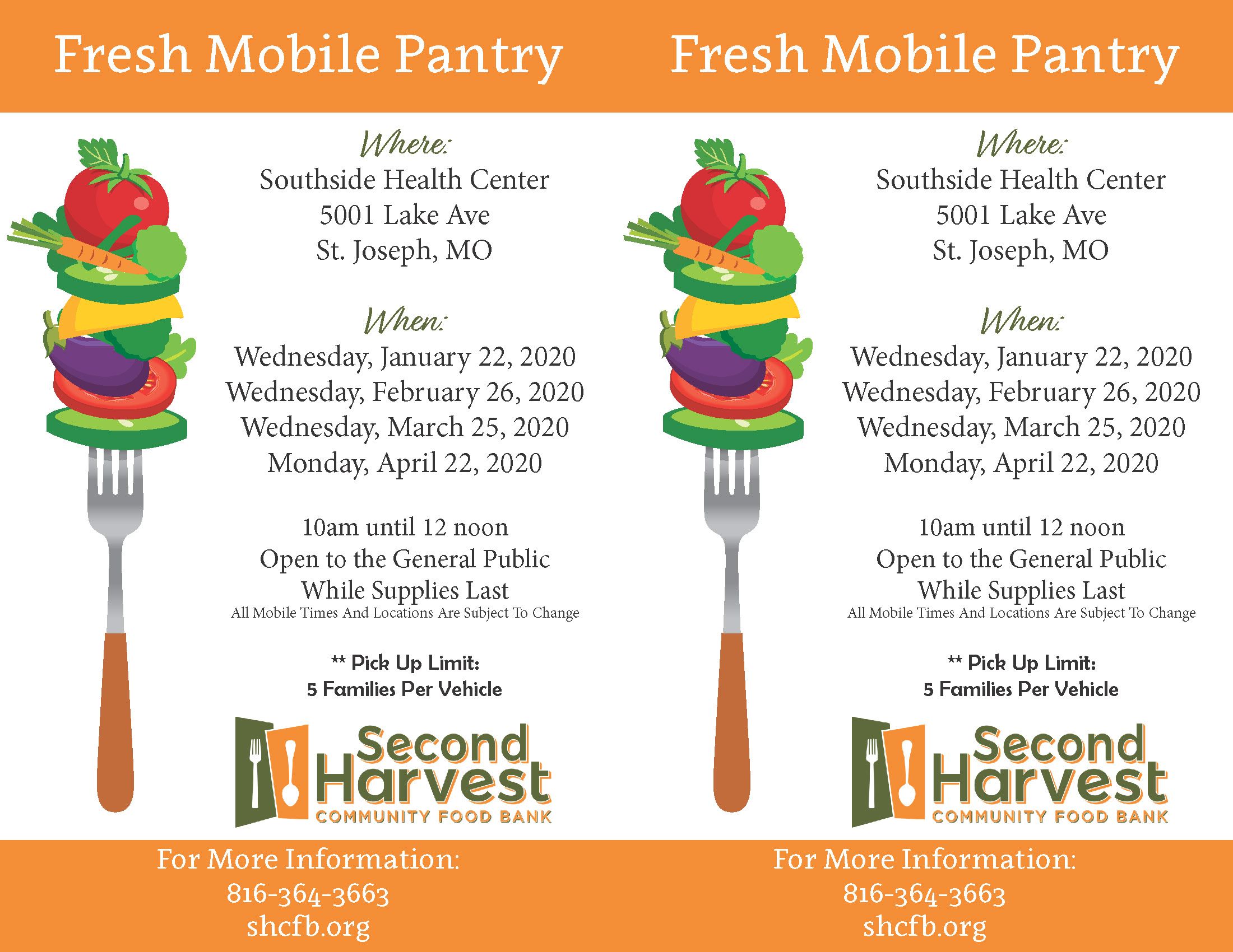 Second Harvest Community Food Bank News Events Event Calendar