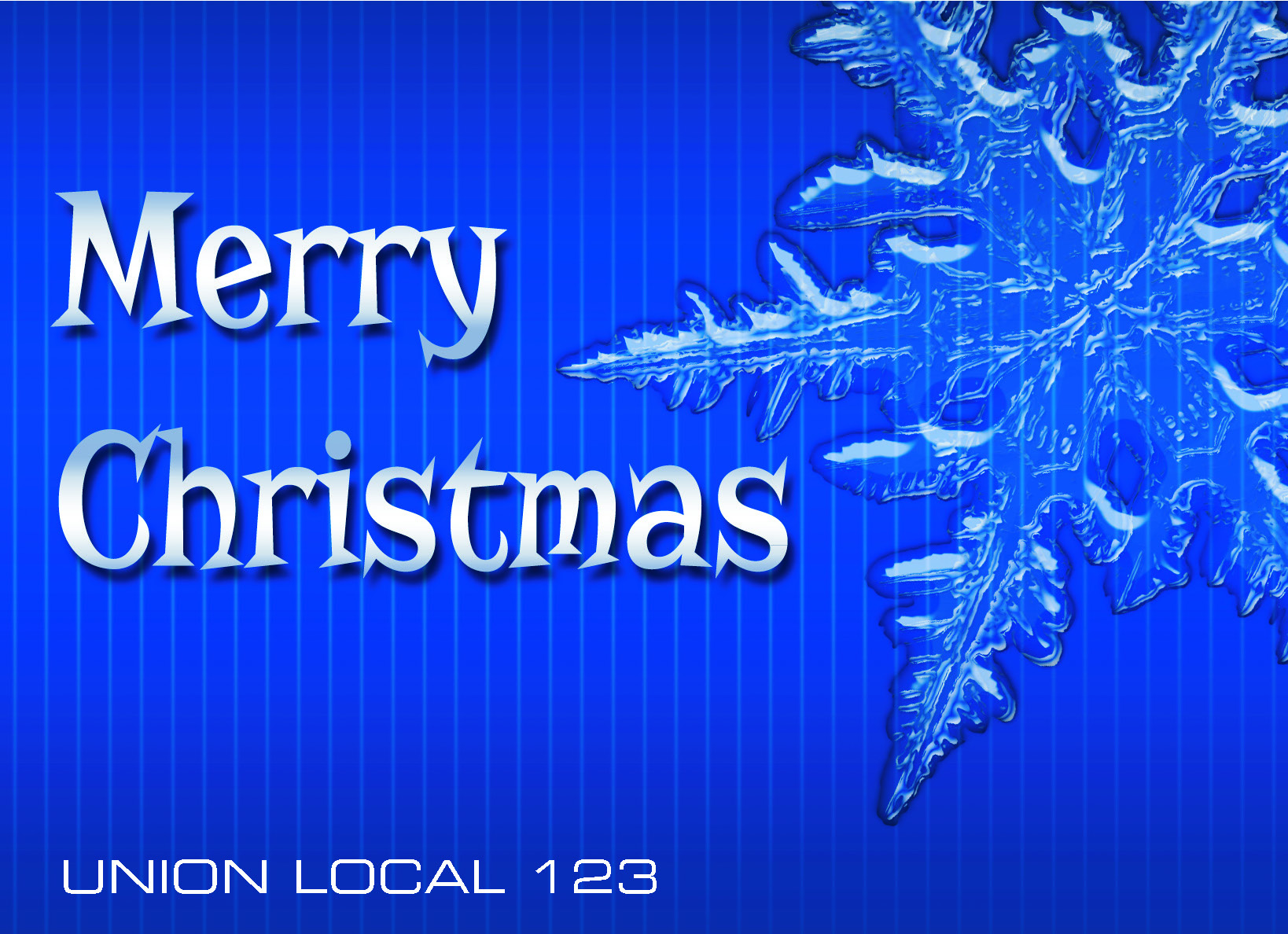 Happy Holiday Snowflake