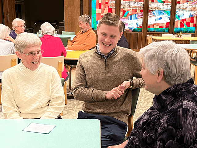 Local TV reporter Ethan Kibbe reconnects with Sister Phyllis