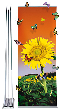 Double Banner Stand