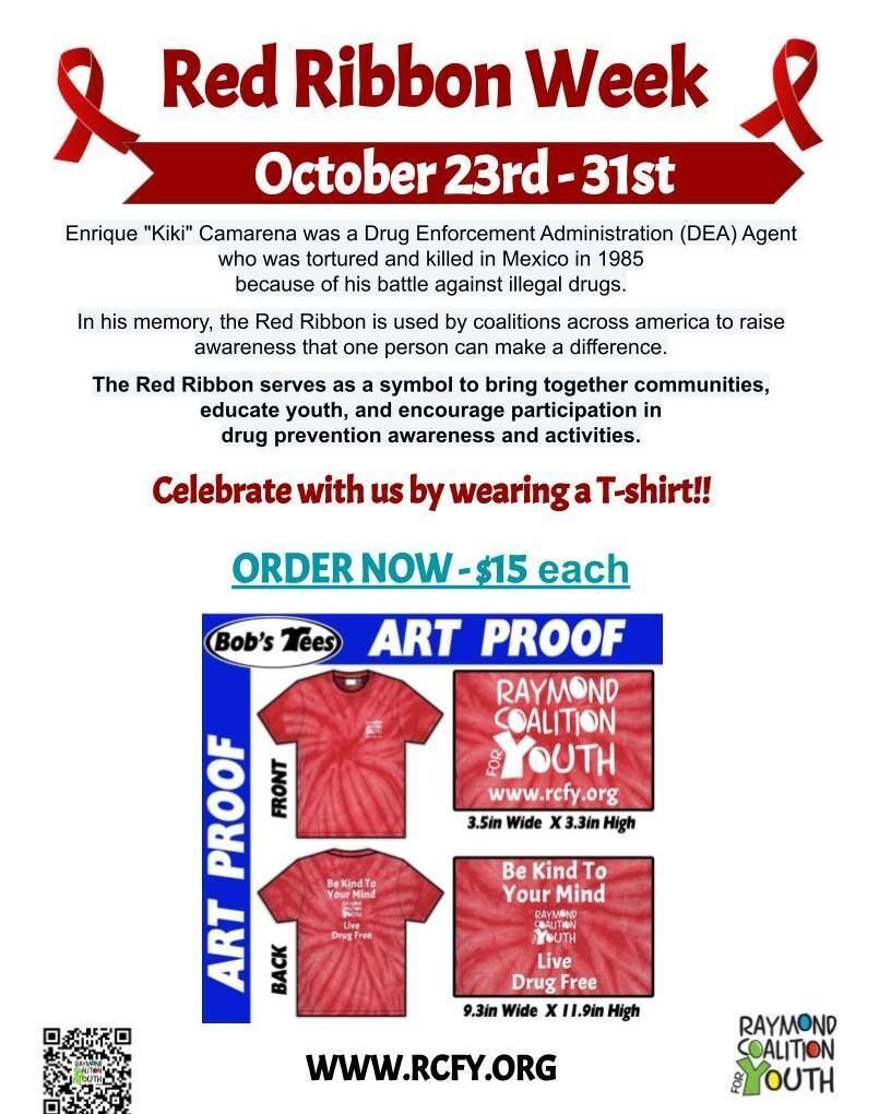 Red Ribbon Week T-Shirts, Order Here! 