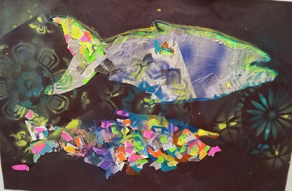 "Super Salmon" by Tongass School of Arts & Sciences, Dawn Rauwolf's 6th Grade Class