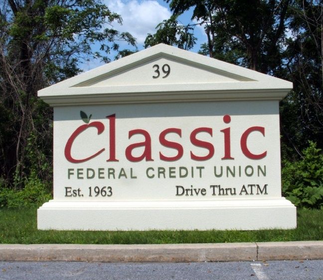 C12207 - Federal Credit Union Monument Sign