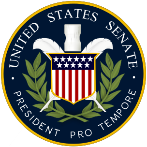 U30106 - Carved 3D Seal for the President Pro Tempore of the US Senate