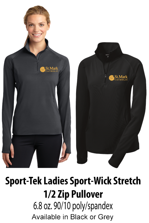 Embroidered - Sport-Tek 1/2 Zip Pullover - Ladies