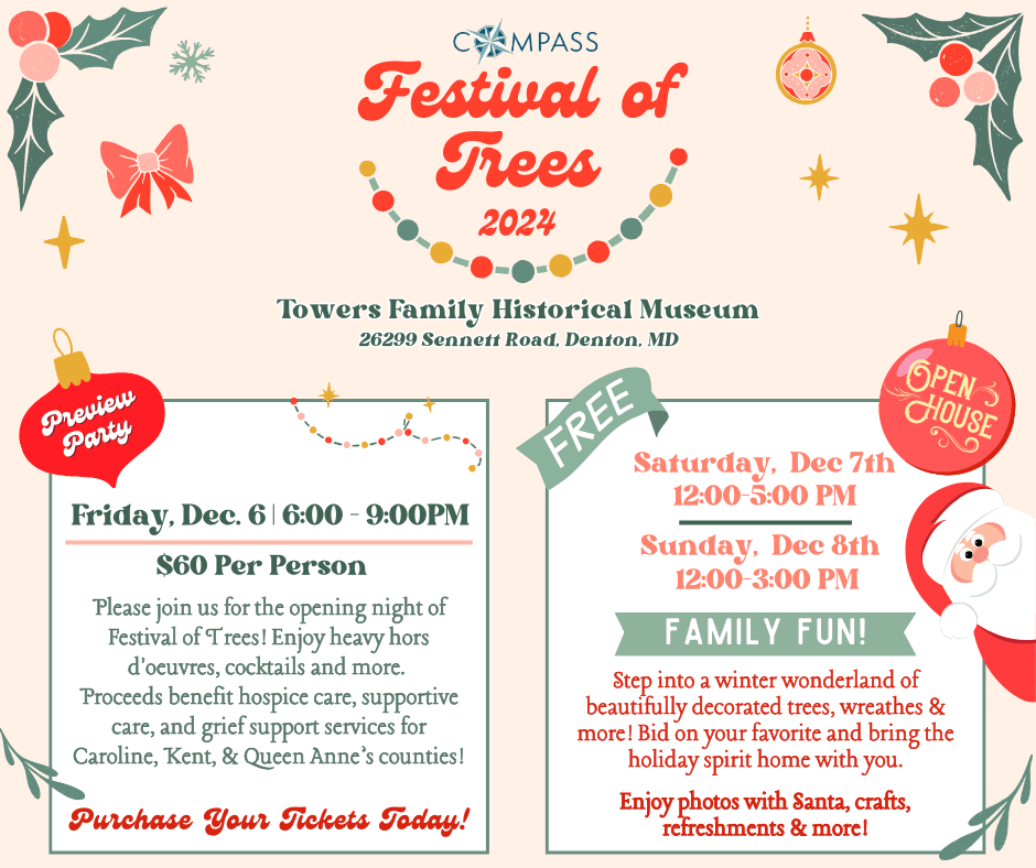 Festival of Trees Dec 6-9, 2024