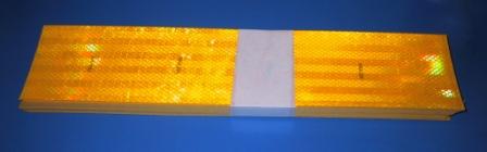 3M - 4"x18" Yellow Reflective Conspicuity Strips (FRA Approved) - 100 PACK