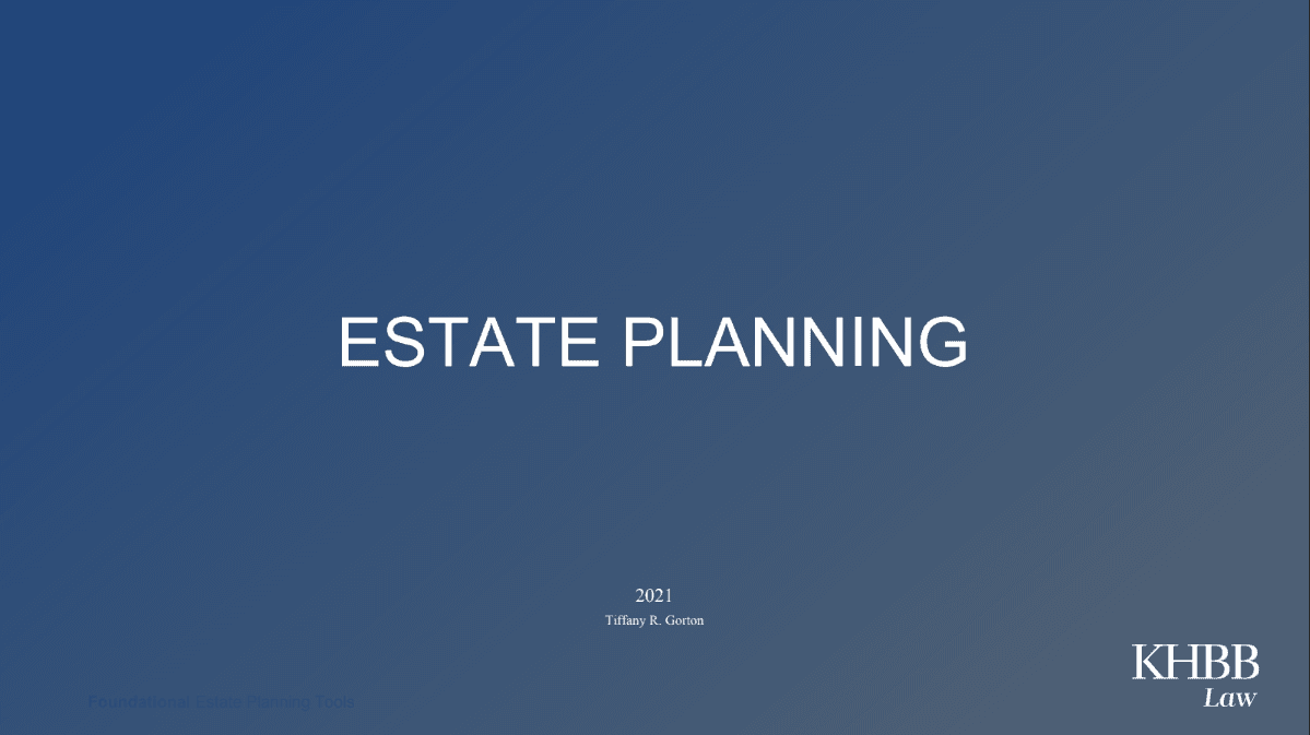 Estate Planning