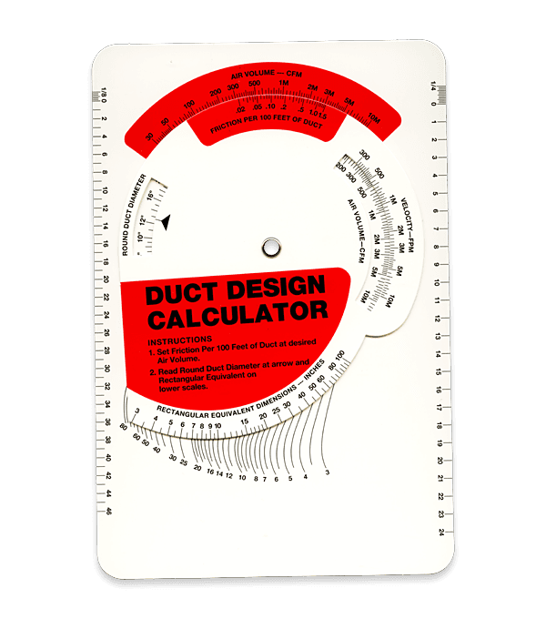 Duct Design Calculator 5" x 7.5"