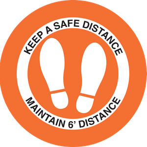 Maintain 6' Distance