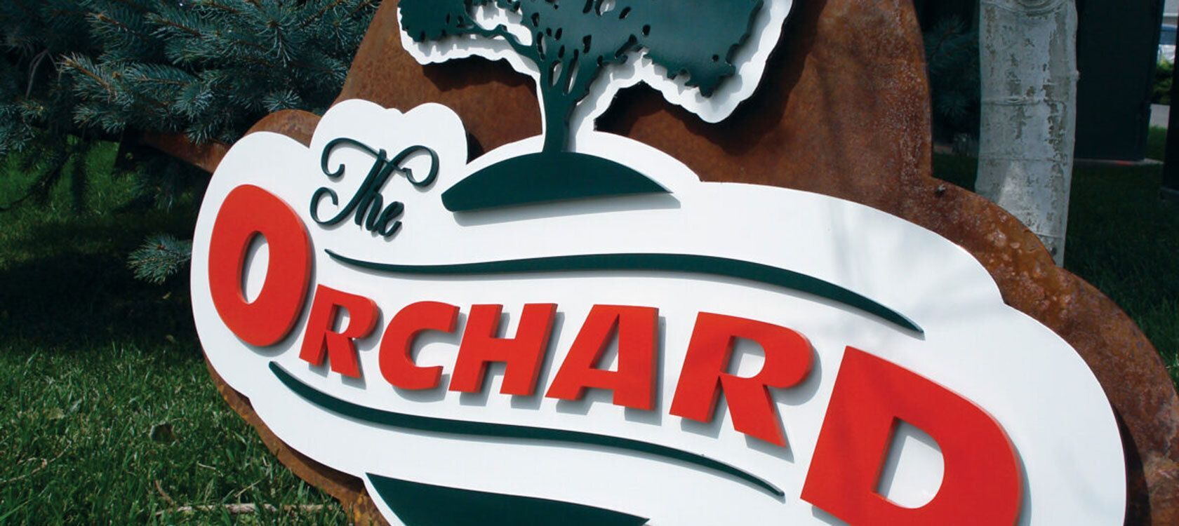 Orchard sign