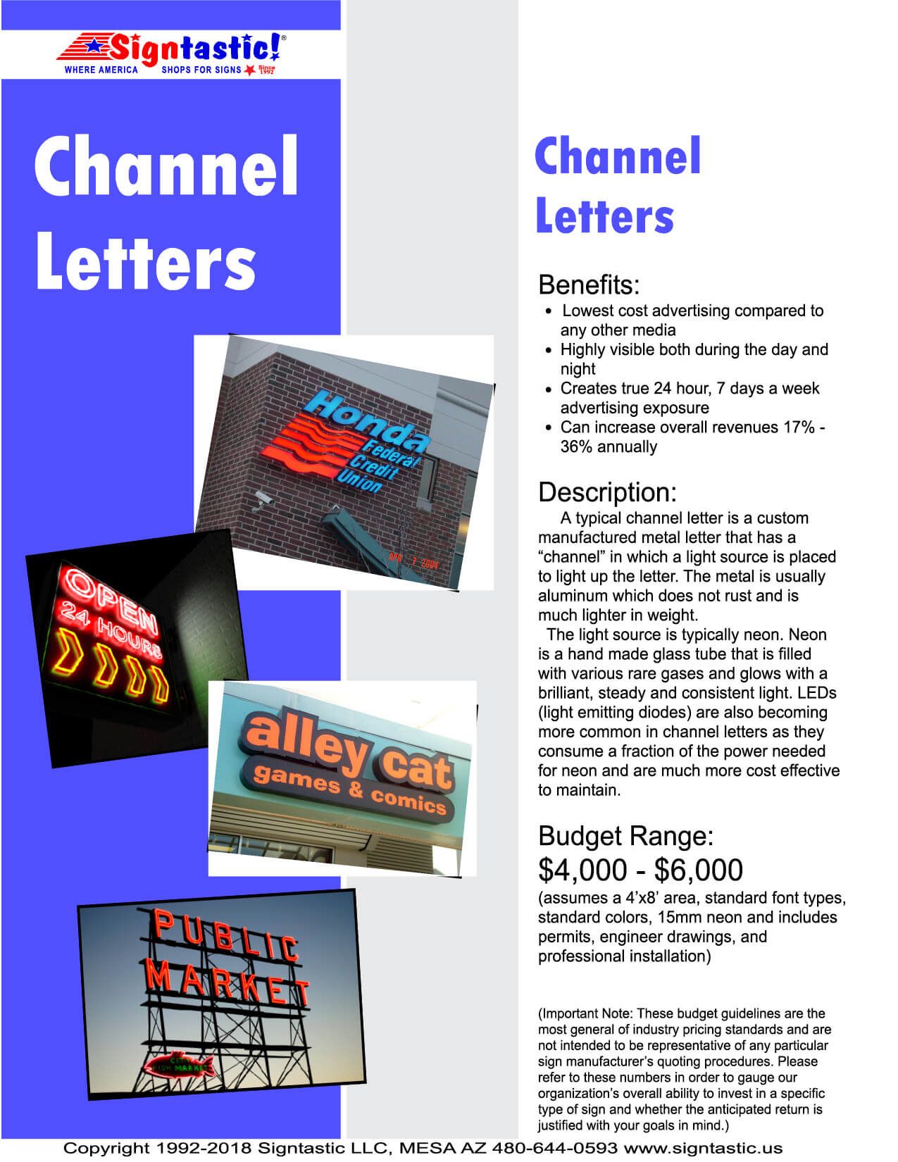 Channel Letters Page