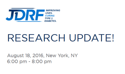 Overview of JDRF Research Update Meeting in NYC