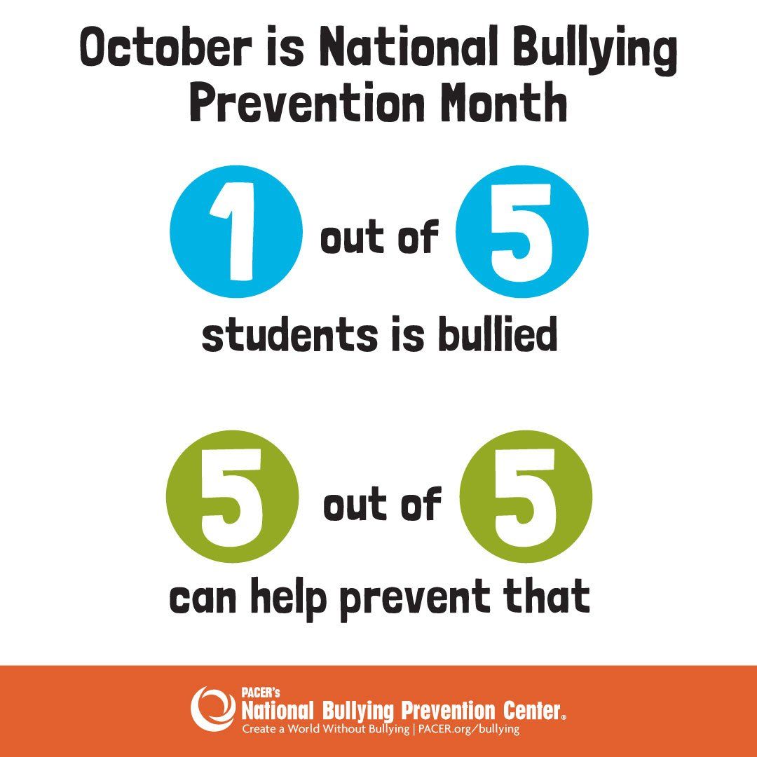 October Is National Bullying Prevention Month Advocacyawareness The Arc Of New Jersey
