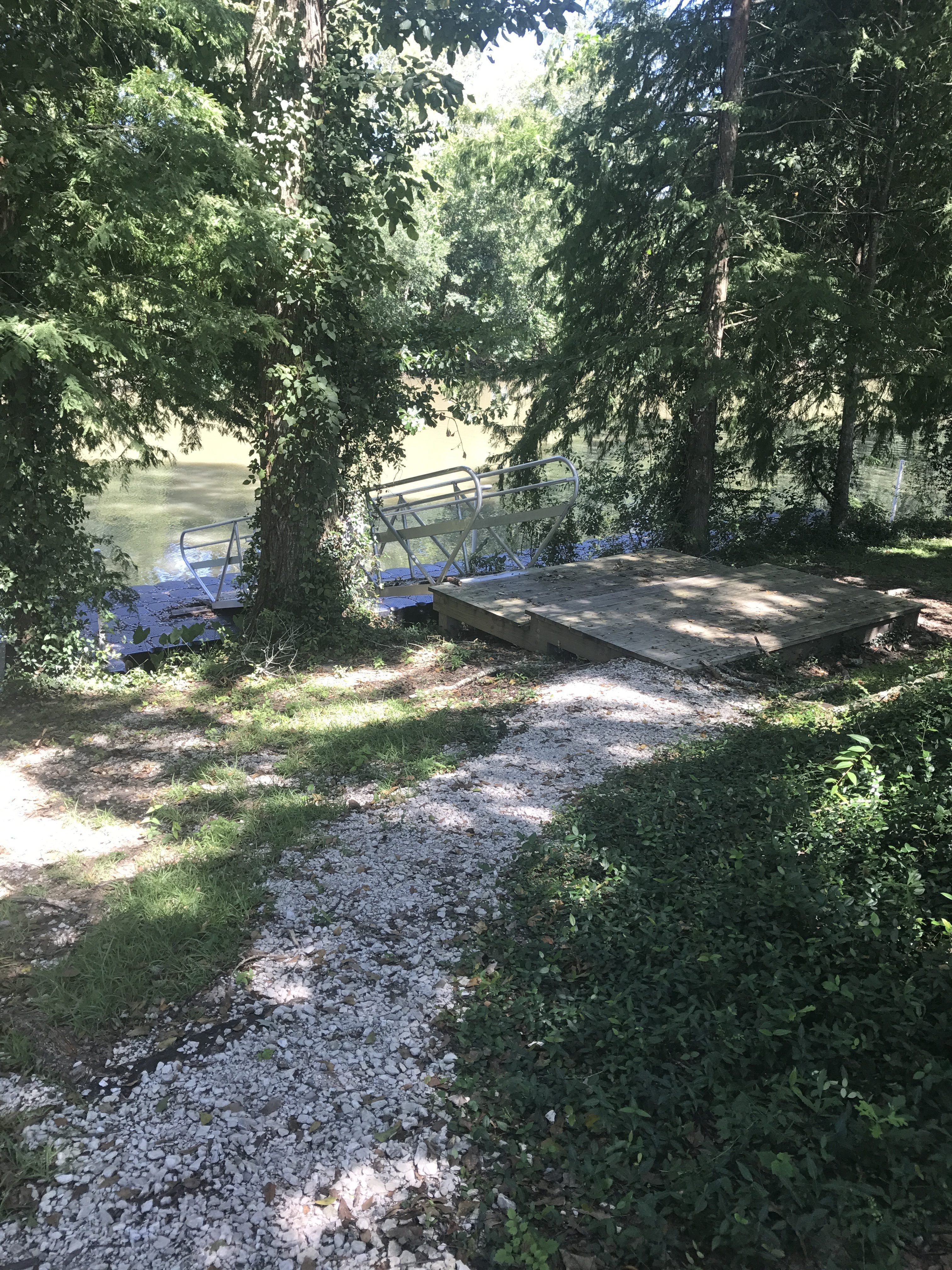 Maintained walking path