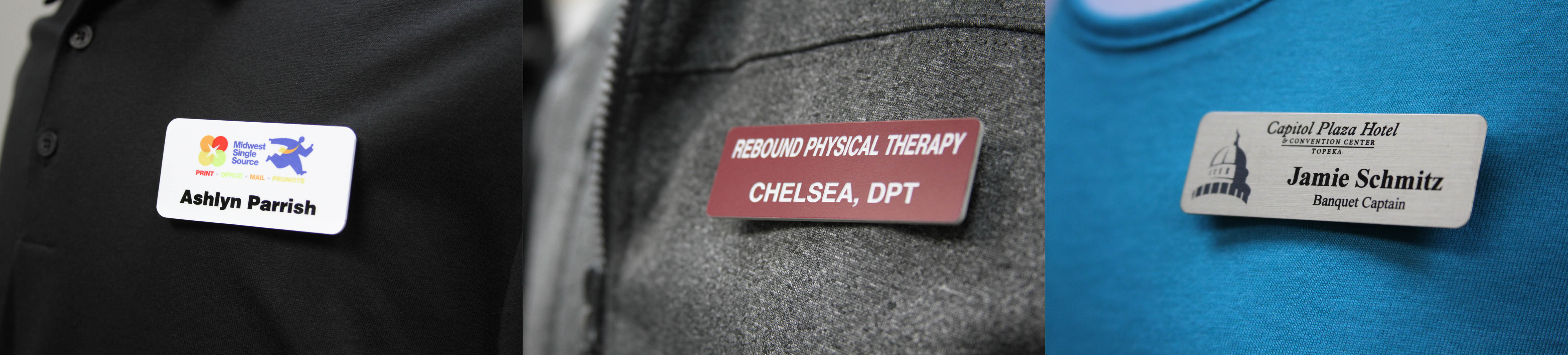 Midwest Single Source Products Name Badges