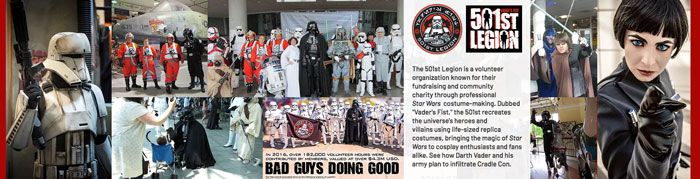 Vader's Fist - The 501st Legion cosplay group will be at Cradle-Con!