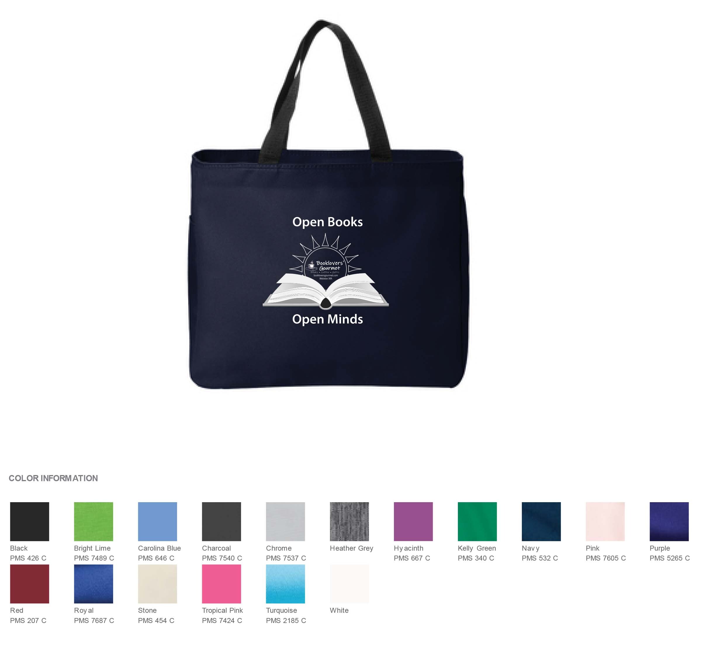 Open Books, Open Minds Tote Bag