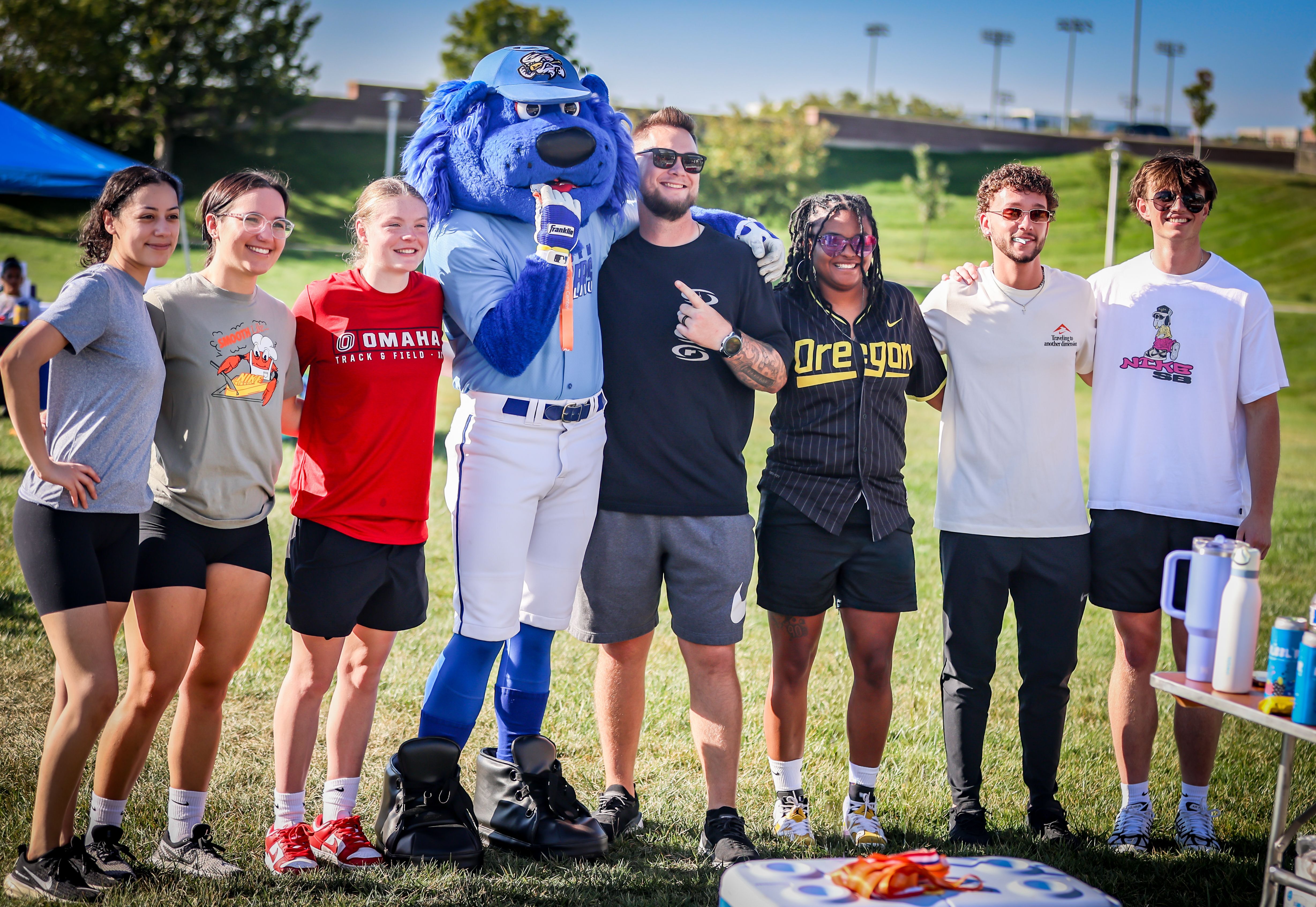 Mascot fun at the Race for Big Dreams