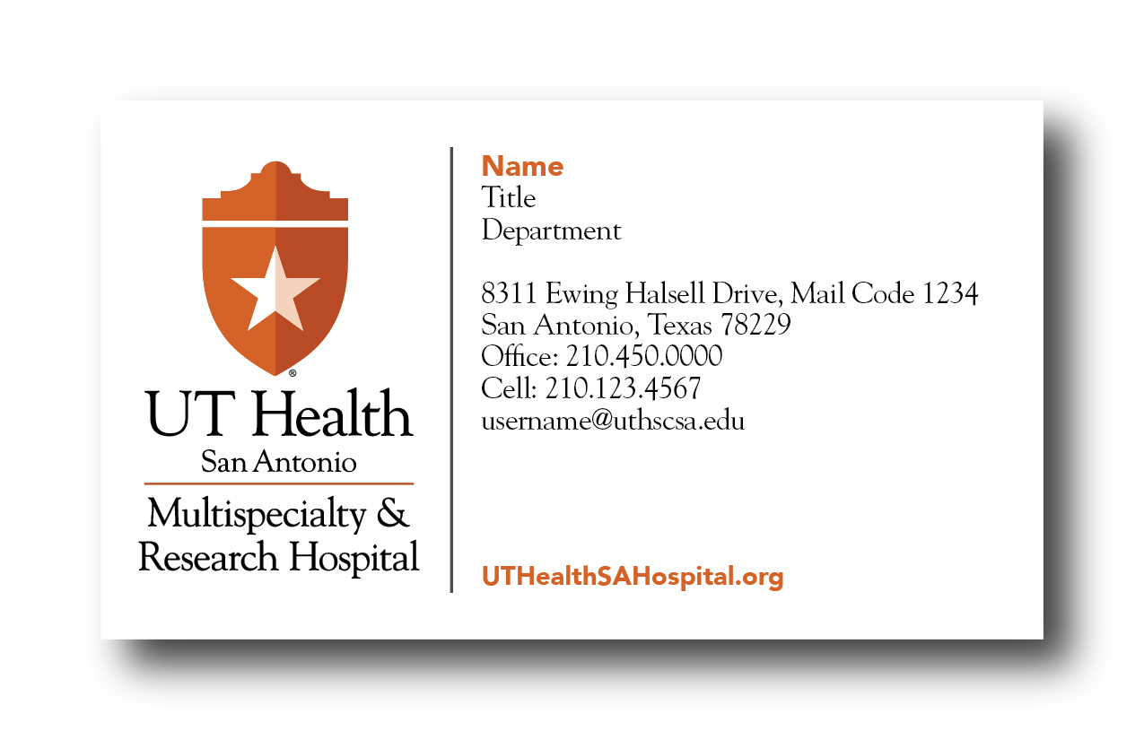 Multispecialty and Research Hospital Business Card