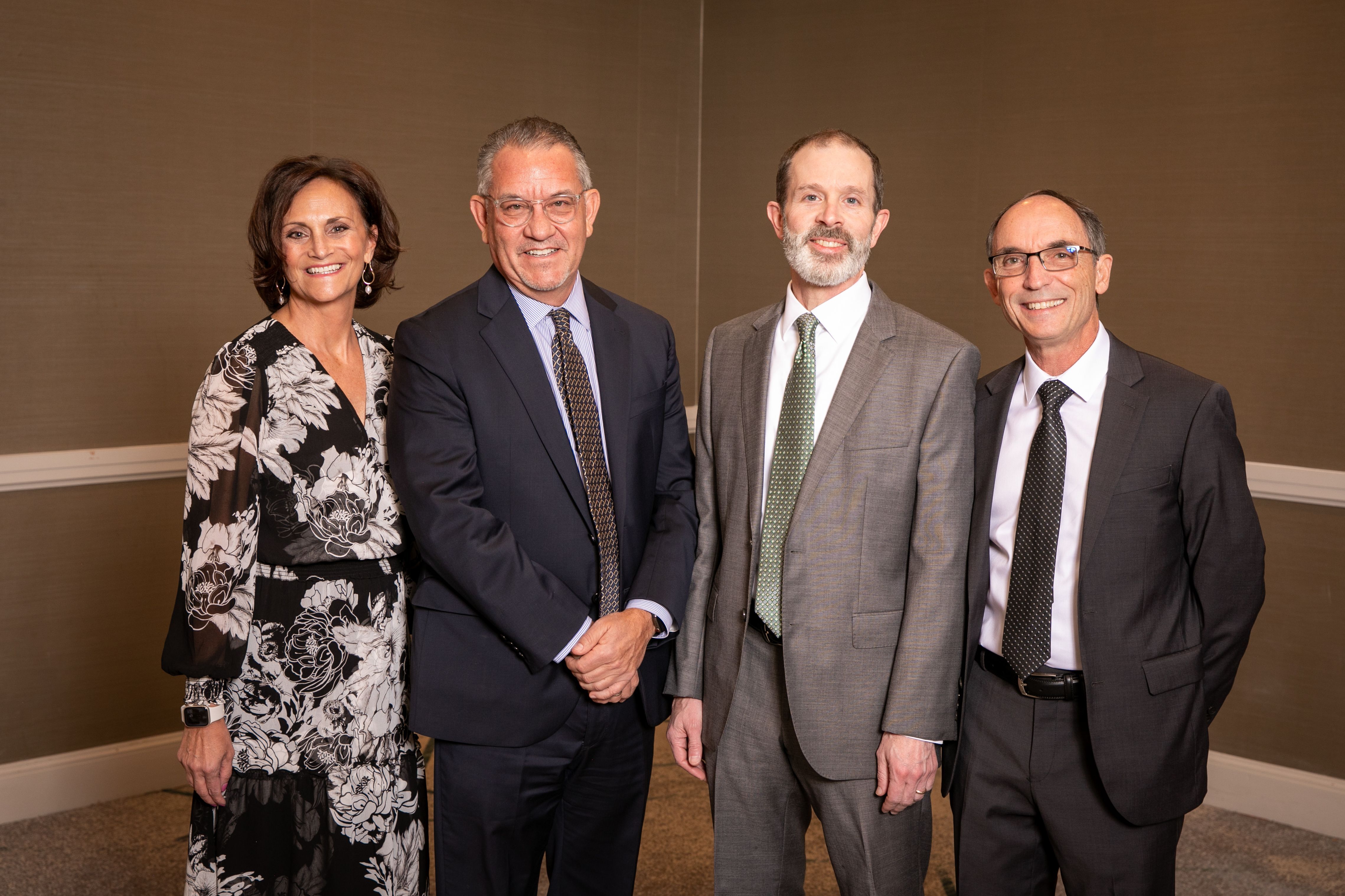 CJI 2022 Judicial Excellence Award Winners Judge Michelle Amico, Judge David Archuleta, Magistrate William McNulty, and Magistrate Kevin Kennedy