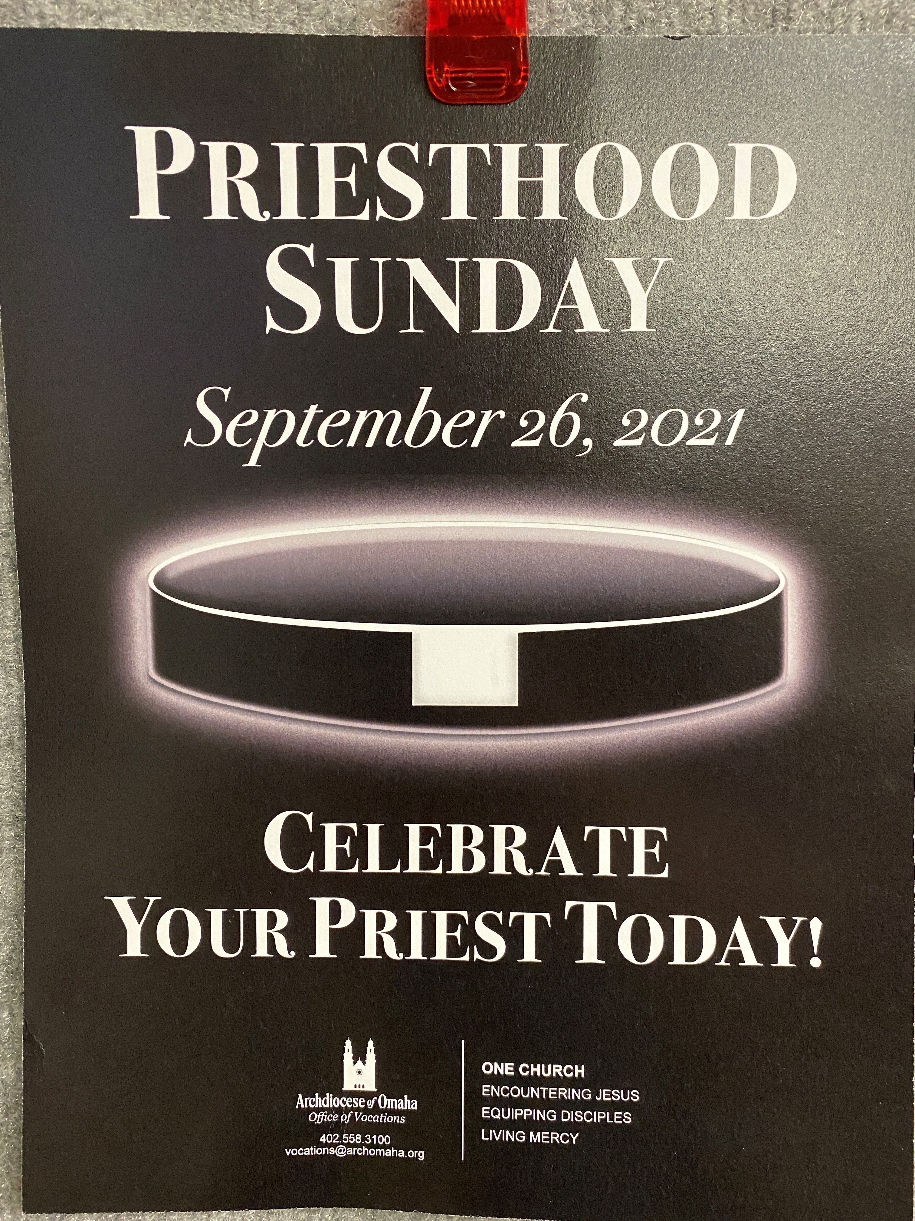 Celebrate Your Priest Today!