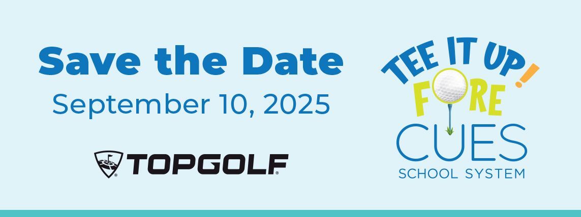 Tee it up sign with the date of Sept. 10th