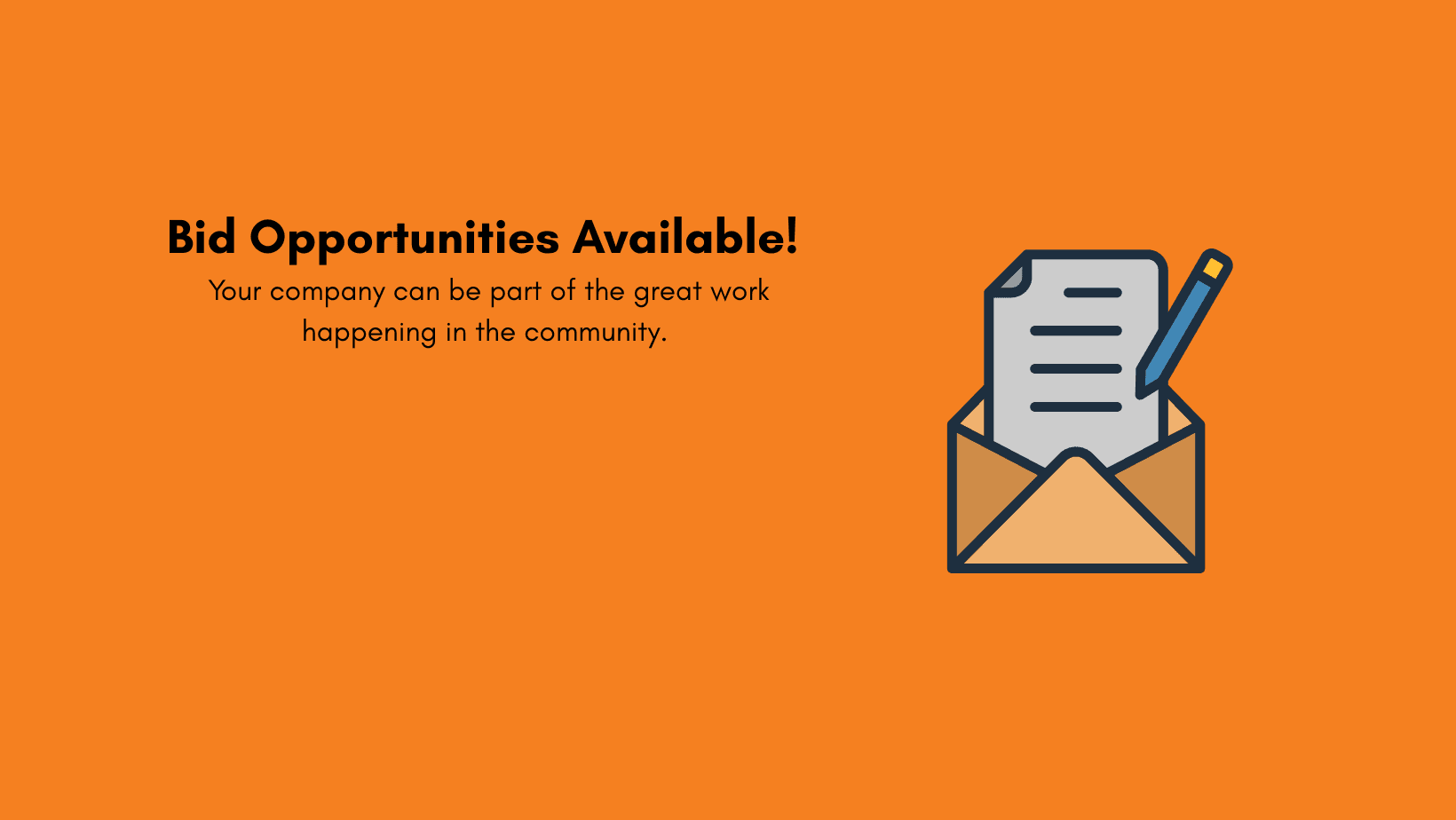 Bid Opportunities Available