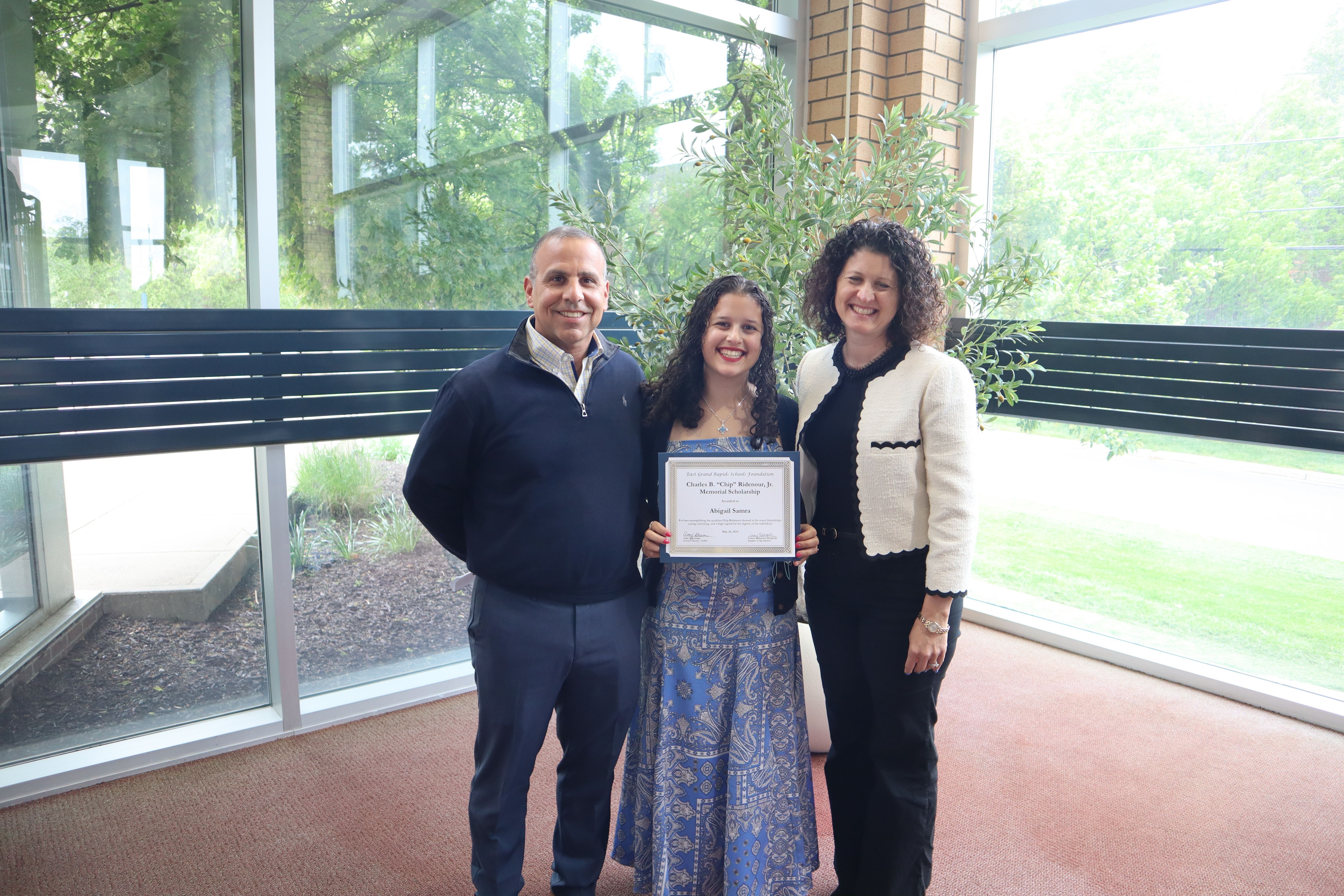Abigail Samra - Charle B. "Chip" Ridenour Scholarship