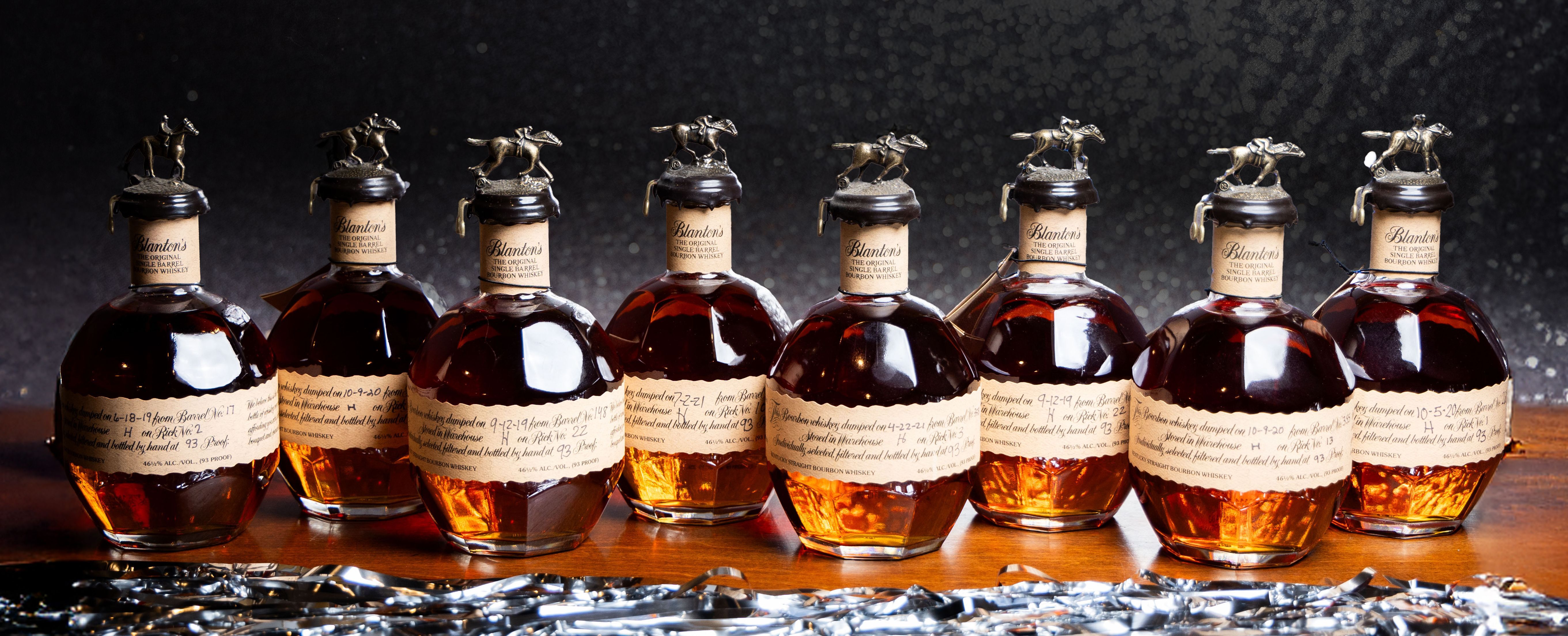 Blanton's Single Barrel Complete Horse Race Collection