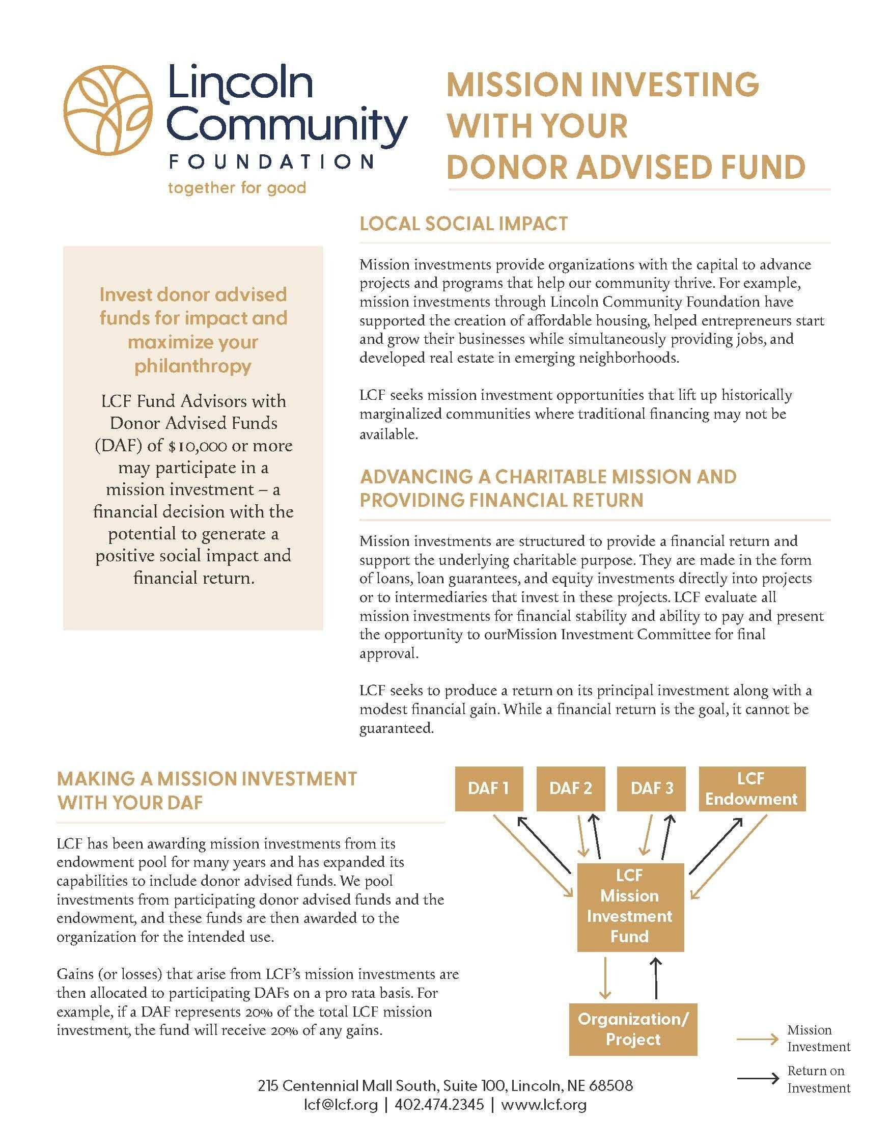 Mission Investing