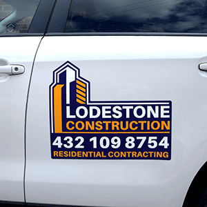 label magnet car door
