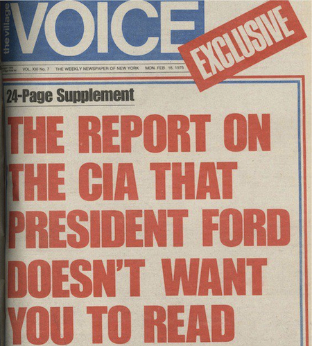1976: "Village Voice" Published Full Pike Report