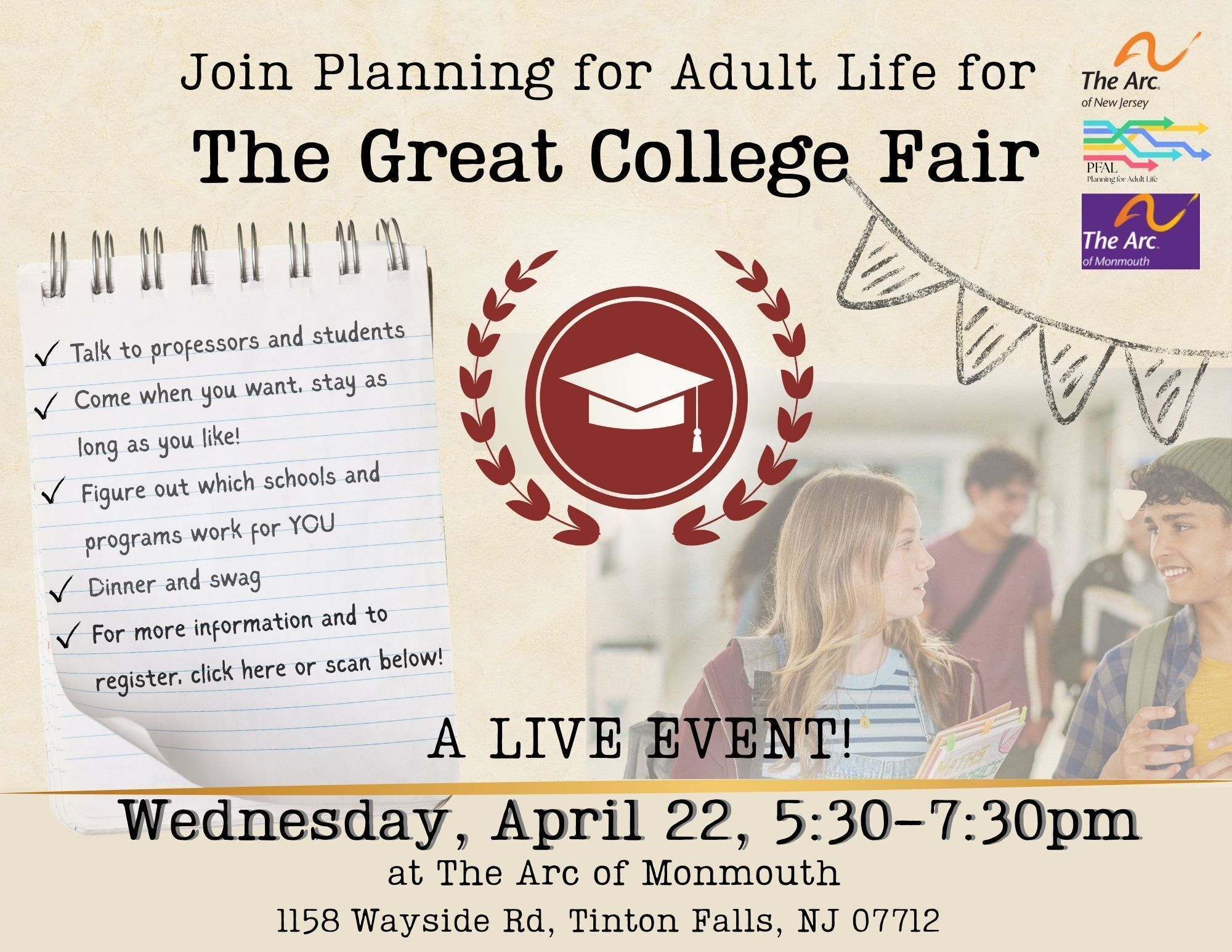 Our own college fair - it's going to be a blast!