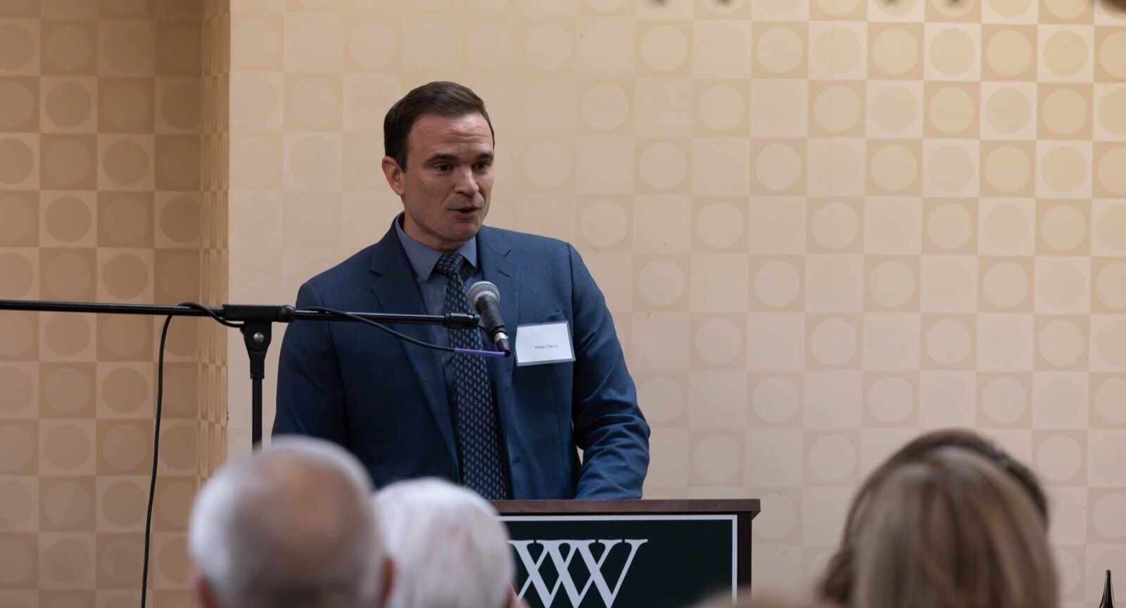 A young speaker at the podium during the 2025 Gala