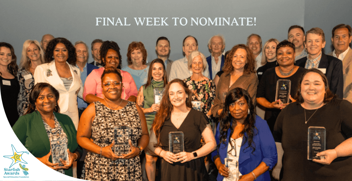 Final Week to Nominate a Starfish Award Candidate