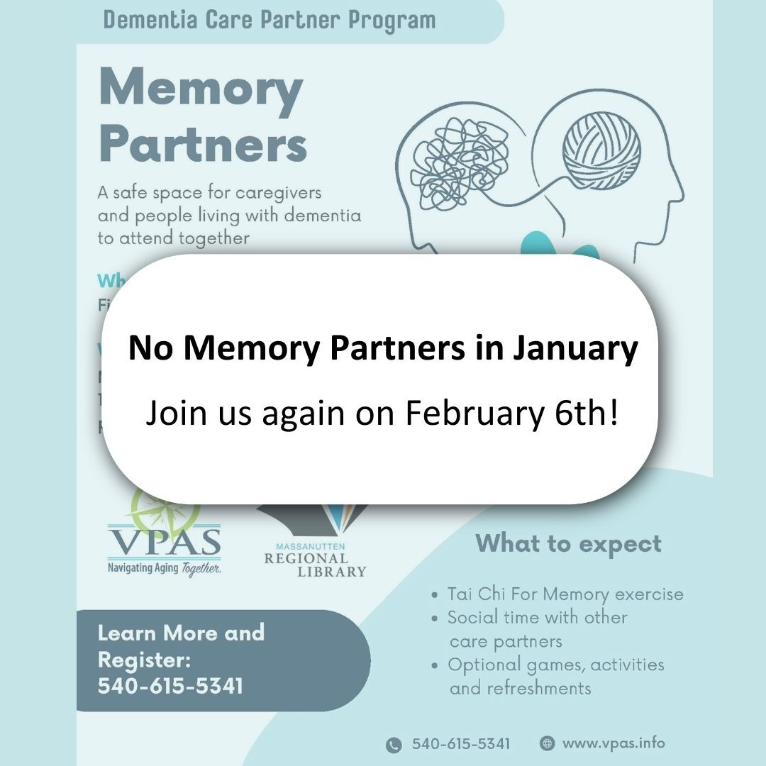 No Memory Partners in January!