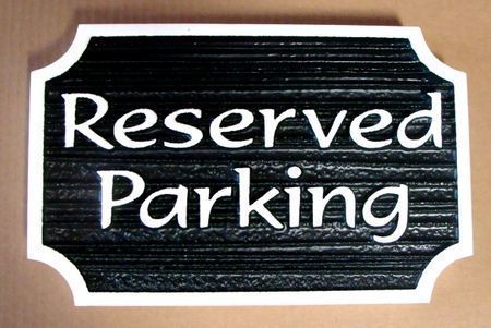 M1952 - Faux Wood HDU Sign for Reserved Parking