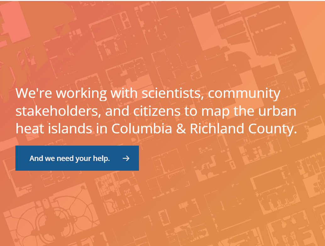 Volunteer Opportunity: Mapping Urban Heat Islands in Columbia