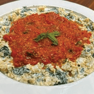 Pasta with Herb Ricotta & Fresh Tomato Sauce
