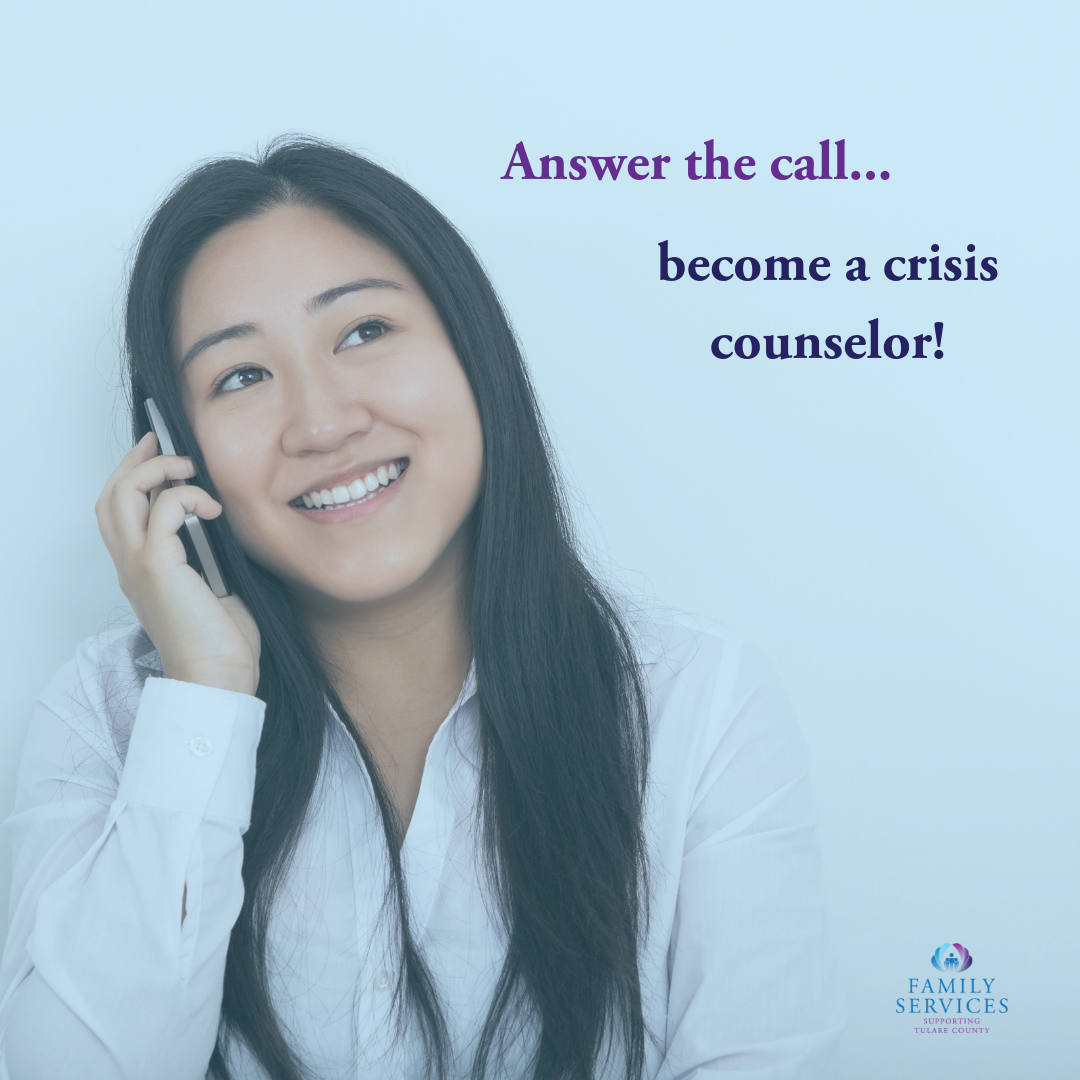 Become a Certified Volunteer Crisis Counselor!