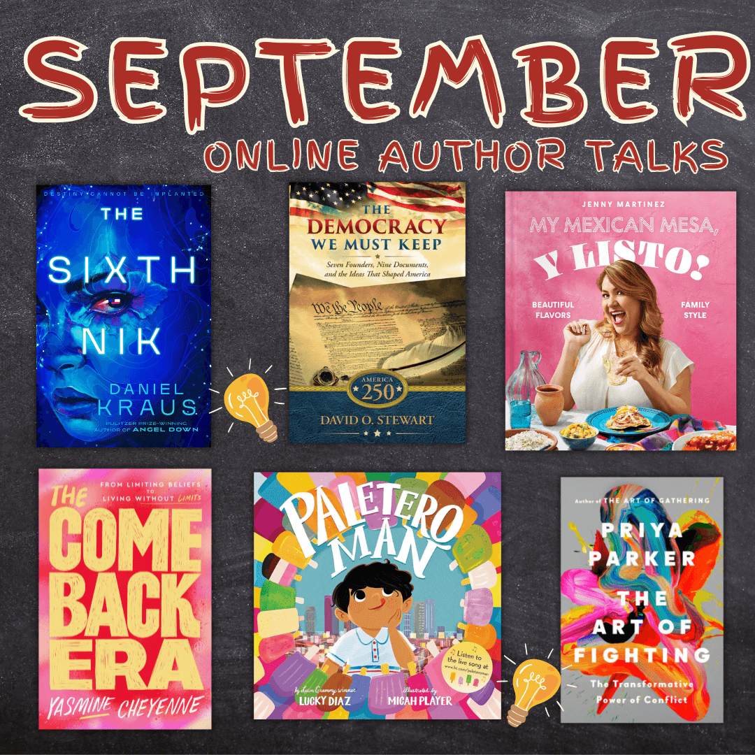 Watch Virtual Author Talks for FREE!