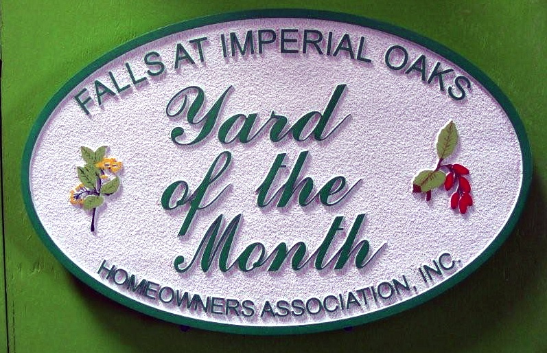 Yard Of Month Signs For Hoa