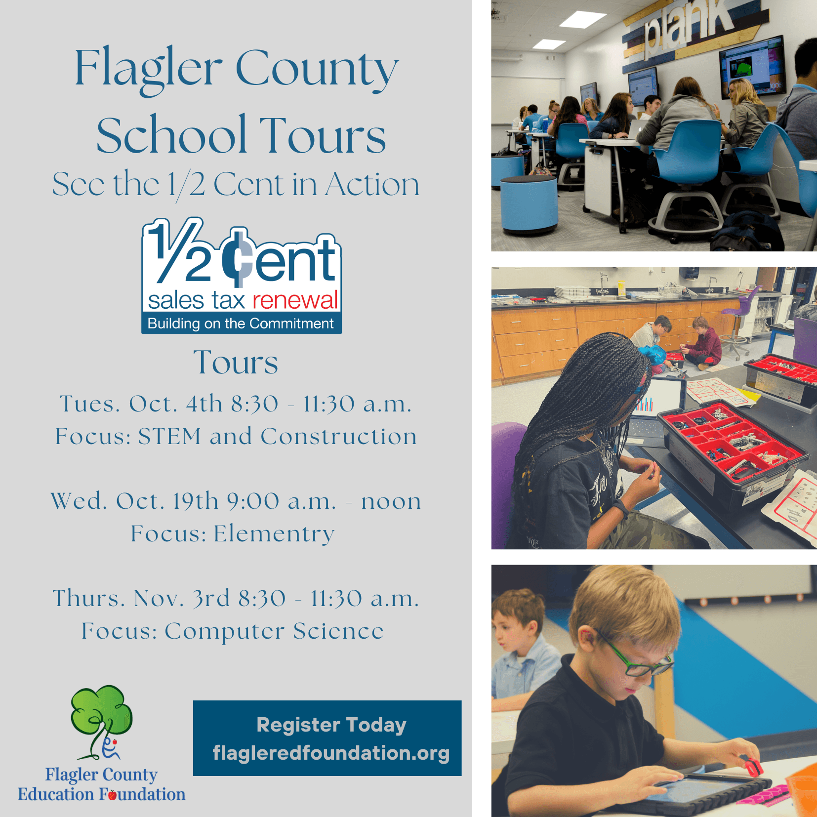 1/2 Cent County Tours of Flagler Schools