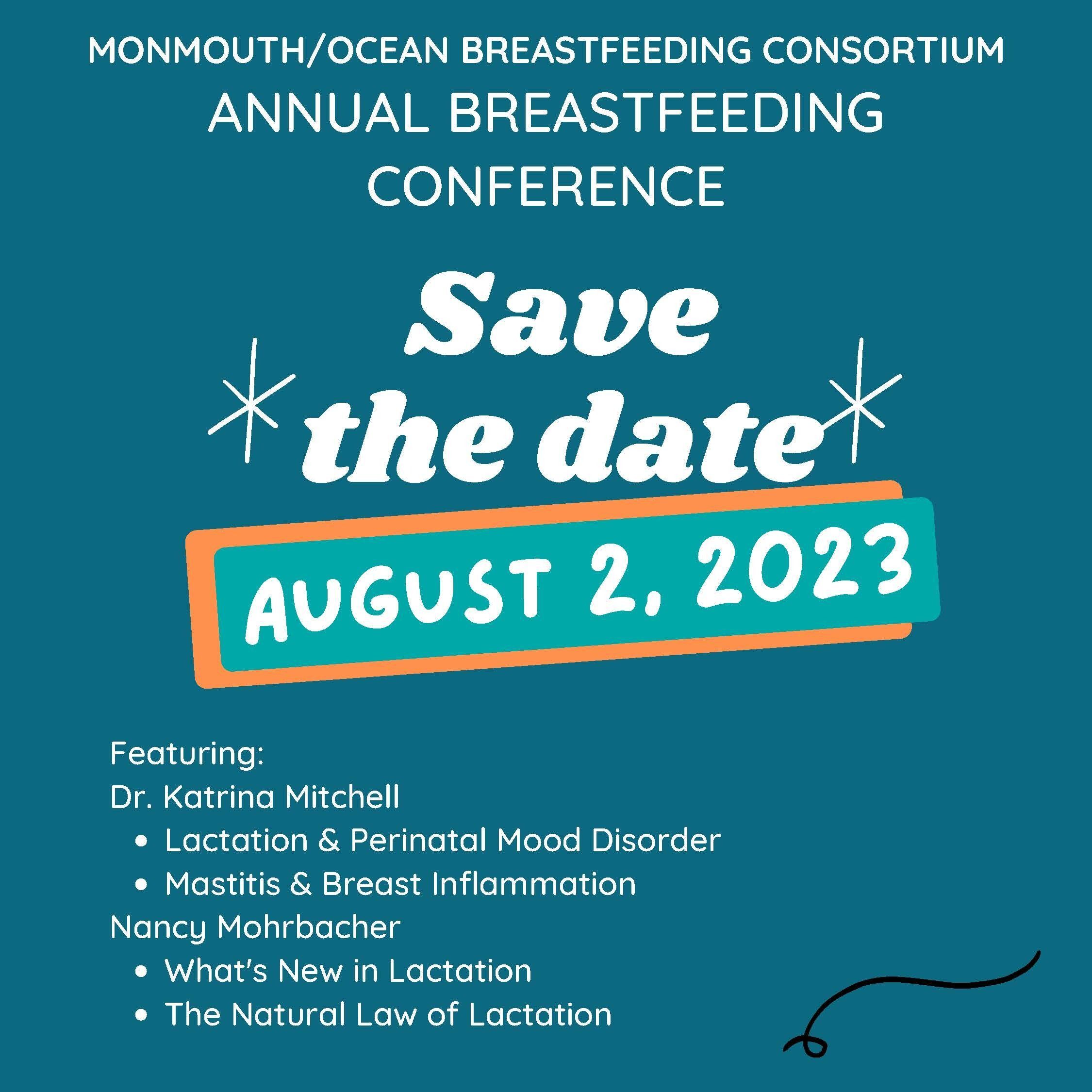 Annual Breastfeeding Conference!  Save the Date - August 2, 2023