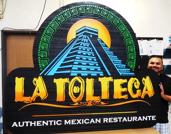 Carved Wood Signs for Restaurant, Deli, Pizza, Seafood, Food Signs