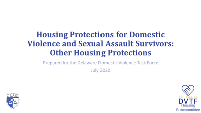 Other Housing Protections for Survivors