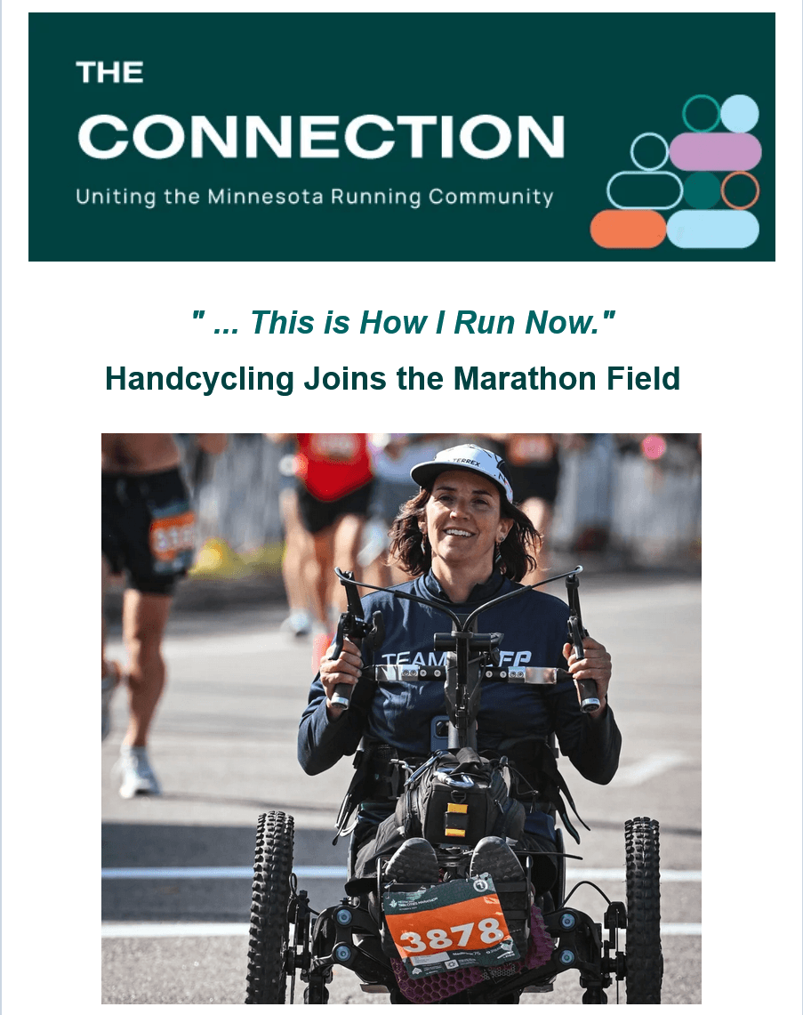 "This is How I Run Now" - Handcycling Joins the Marathon Field