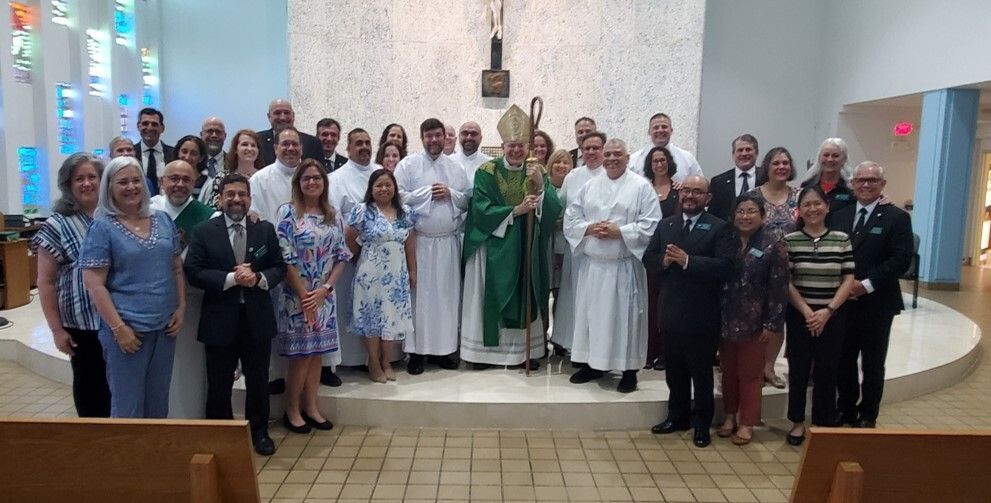 Deacons and men in formation for the Diocese of Palm Beach