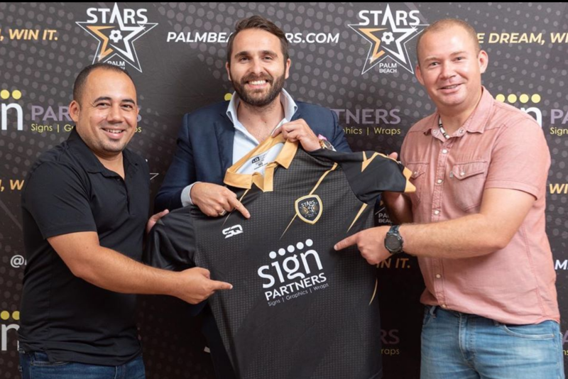 Sign Company Sponsorship Palm Beach Stars - Sign Partners West Palm Beach